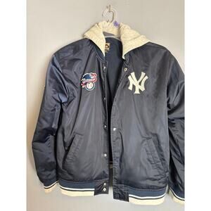 New York Yankees Cooperstown Collection Jacket 13/14 WS Patches 96 99 09